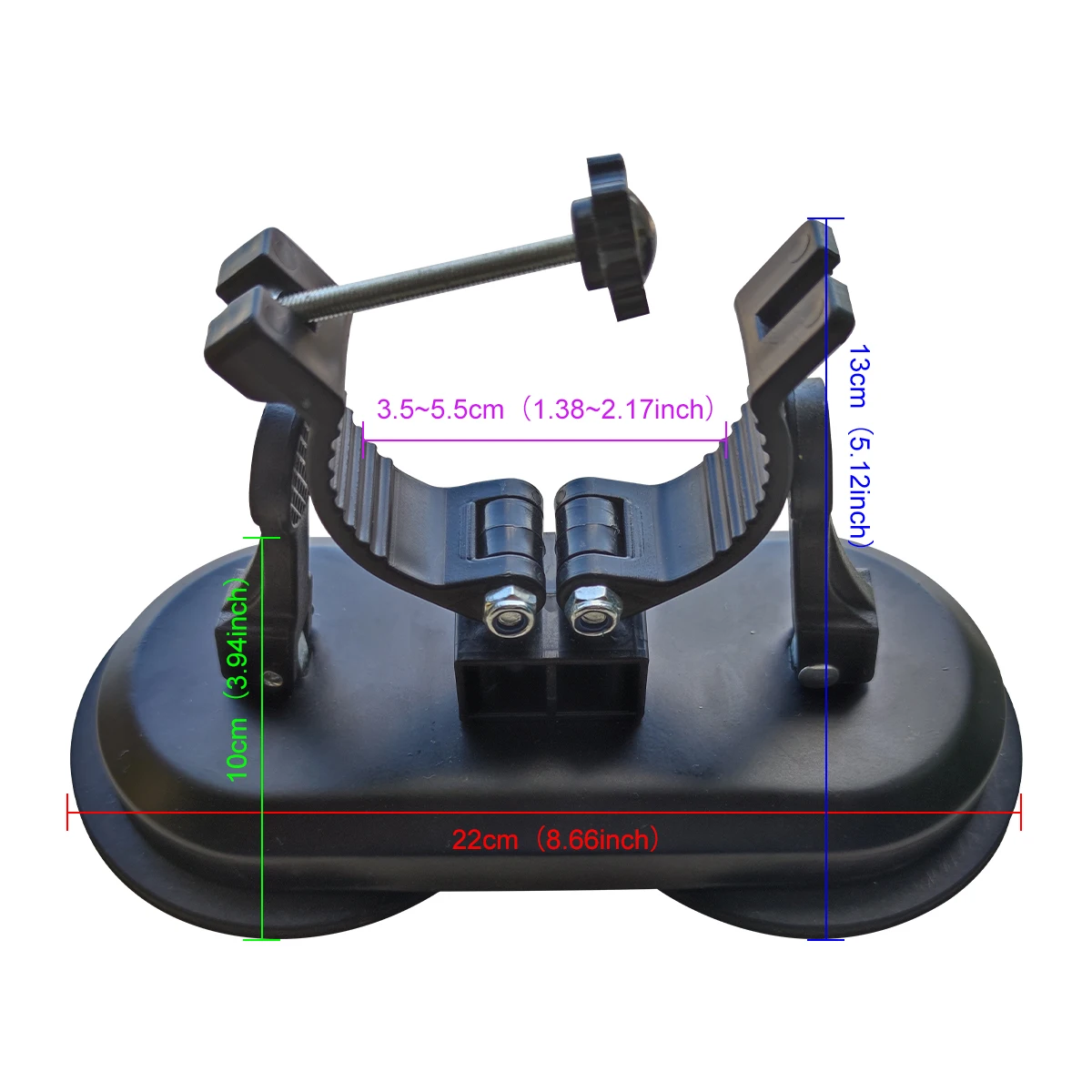 Massage gun bracket adsorption type without installation of Fascia gun bracket Massager head