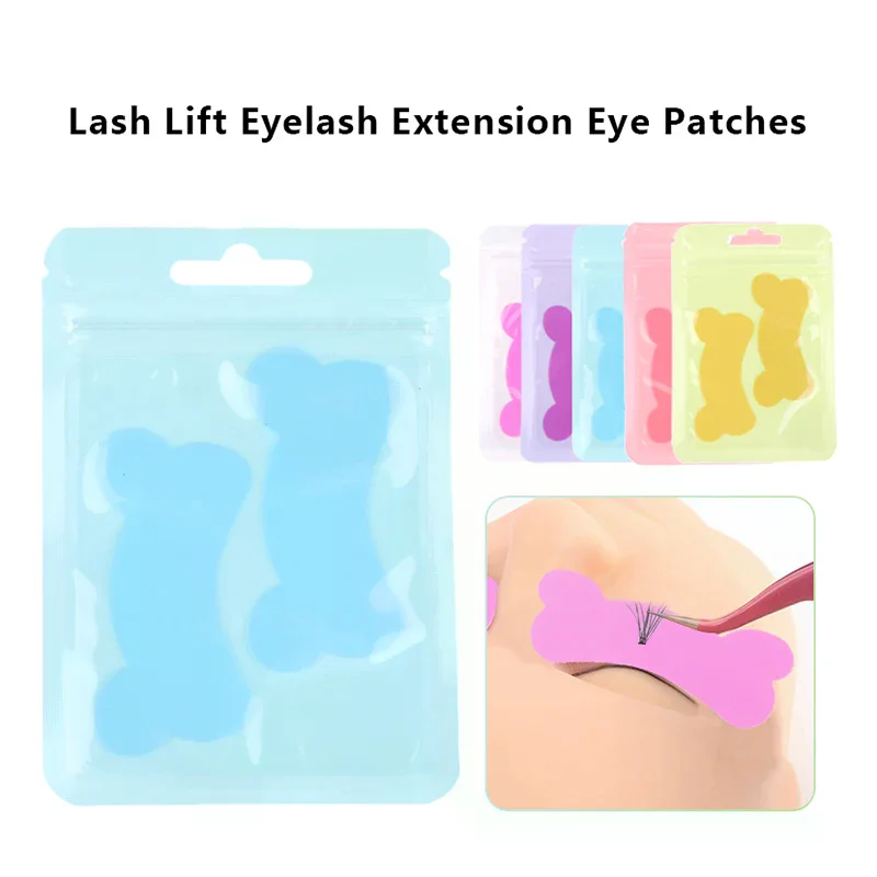 1Pairs Herbruikbare Onder Wimper Enten Pads Siliconen Streep Lash Lift Wimper Extension Eye Patches Onder Oog Gel Patch Make-Up