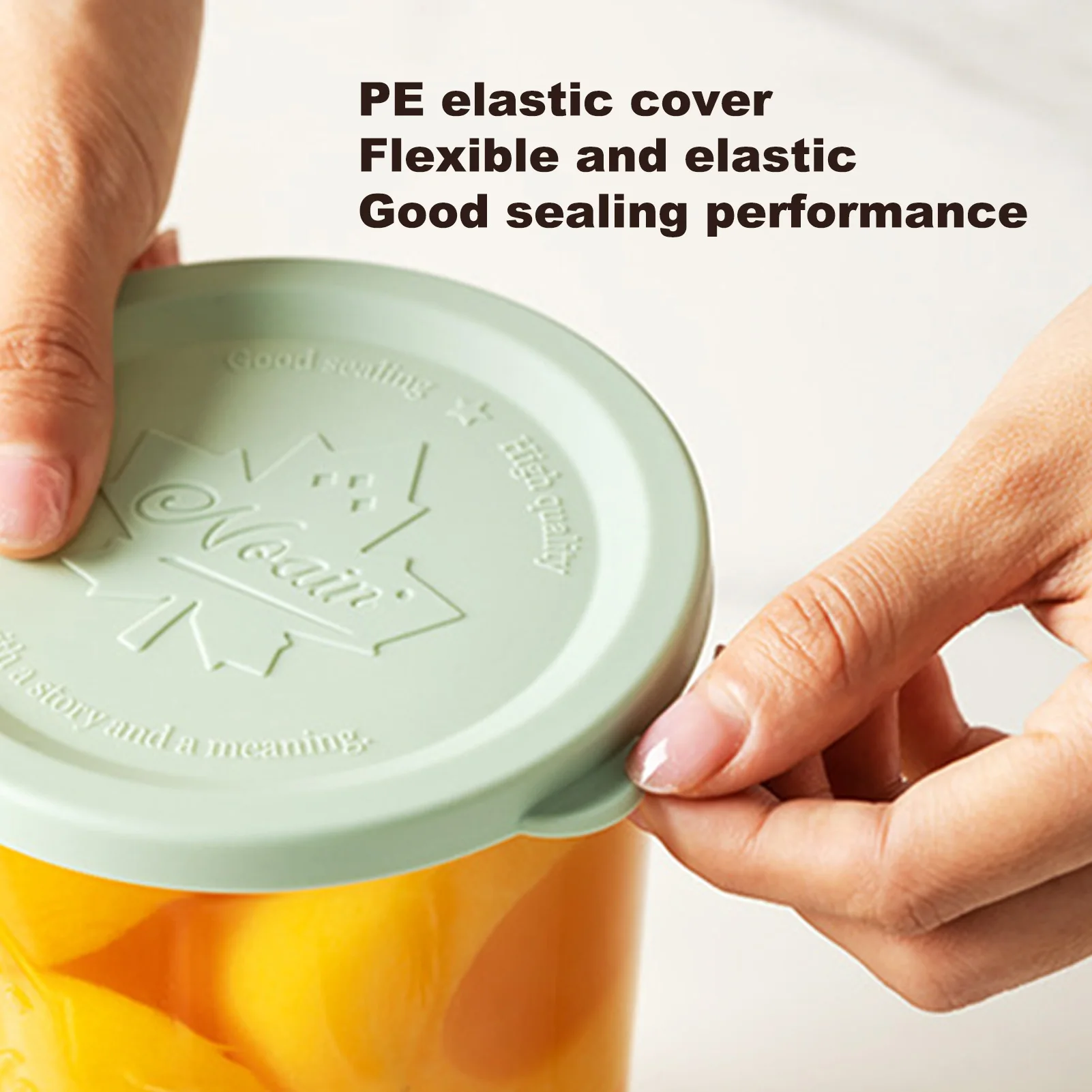 

800ml/350ml Storage Jar Vintage Kitchen Organizer Bottle With Lid For Grain Fruit Candy Tea Kimchi Large Capacity Sealed Bottle