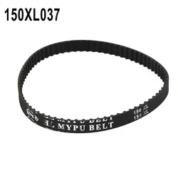 1pc 150XL037 Timing Belt 75 Teeth Black Cogged Rubber Geared Belt 10mm Wide XL Series Belt Positive Drive Smooth Transmission