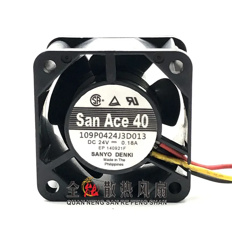 for SANYO 4cm 4028 Fan 109P0424J3D013 24V 0.18A Inverter Cooling Fan