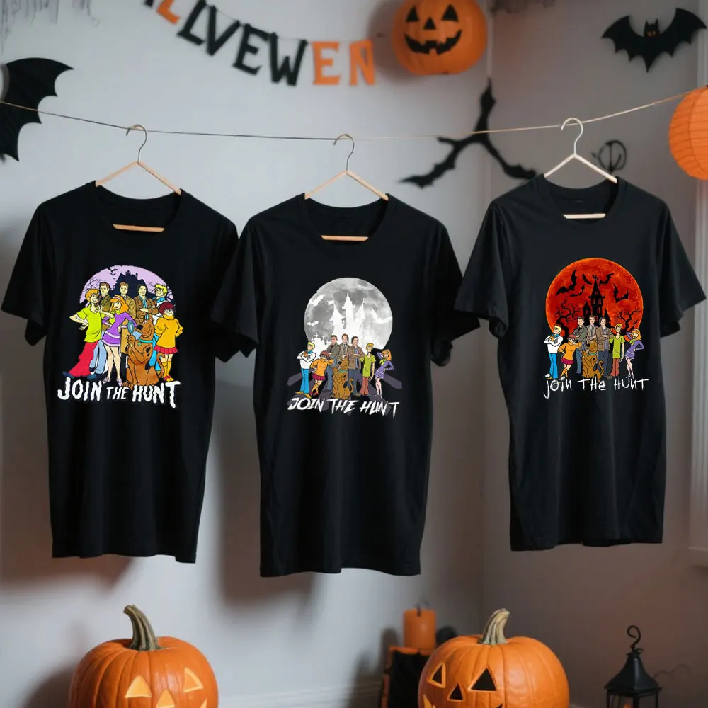 Supernatural Join The Hunt Unisex Cotton T-Shirt Funny ClassicalWinchesters Shirt Gift Tee for You and Your Friends Halloween