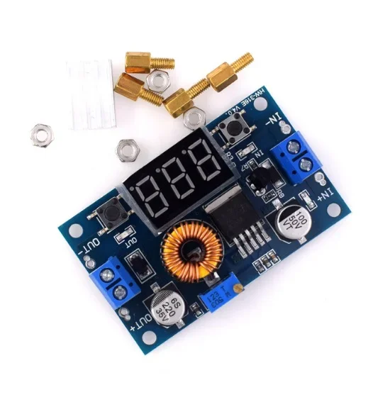 5A 75W XL4015 DC-DC Converter Adjustable Step-Down Module 4.0-38V to 1.25V-36V DIY Adjustable Power Supply