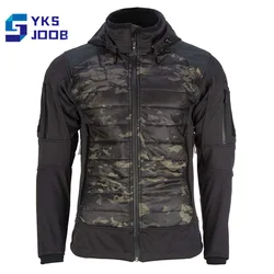 Winter Tactical Hiking Cotton Jacket ISG 2.0 Soft Shell Windproof Warm Multi-pocket Jackets Camping Treking Climbing Coats Male