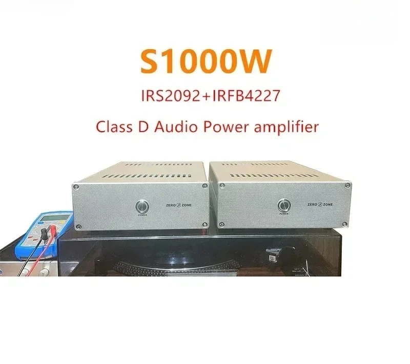 

Finished 1000W Mono Hifi Class D Audio Power Amplifier IRS2092 IRFB4227 Amp