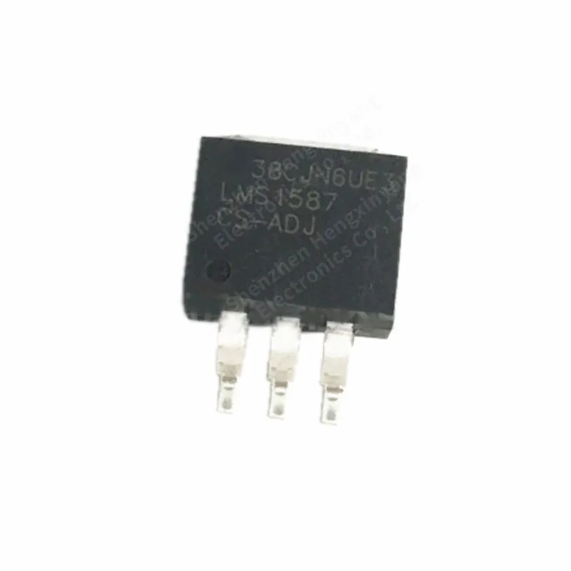 10PCS LMS1587CS-ADJ 5A and 3A low voltage drop fast response voltage regulator patch triode package TO-263