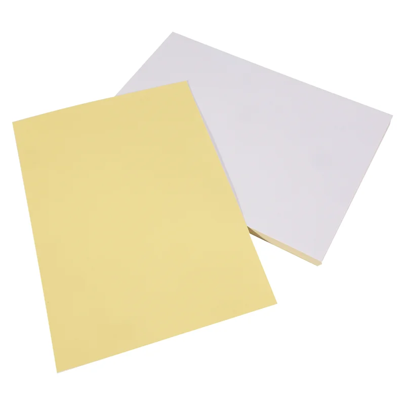 Ingenious-50 Sheets A4 White Self Adhesive Waterproof Sticker Label Surface Paper For Lazer Inkjet Printer Copier