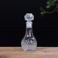 1Pc 100/150ml Transparent Glass Cup Whiskey Decanter Party Barware Whiskey Glass Bottle For Liquor  Bourbon Barware