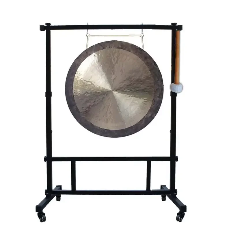 35cm Handmade Deep Wave Tide Gong 6 Inch Square Bracket 2kg Special Package for Sound Healing Therapy Meditation Relaxation