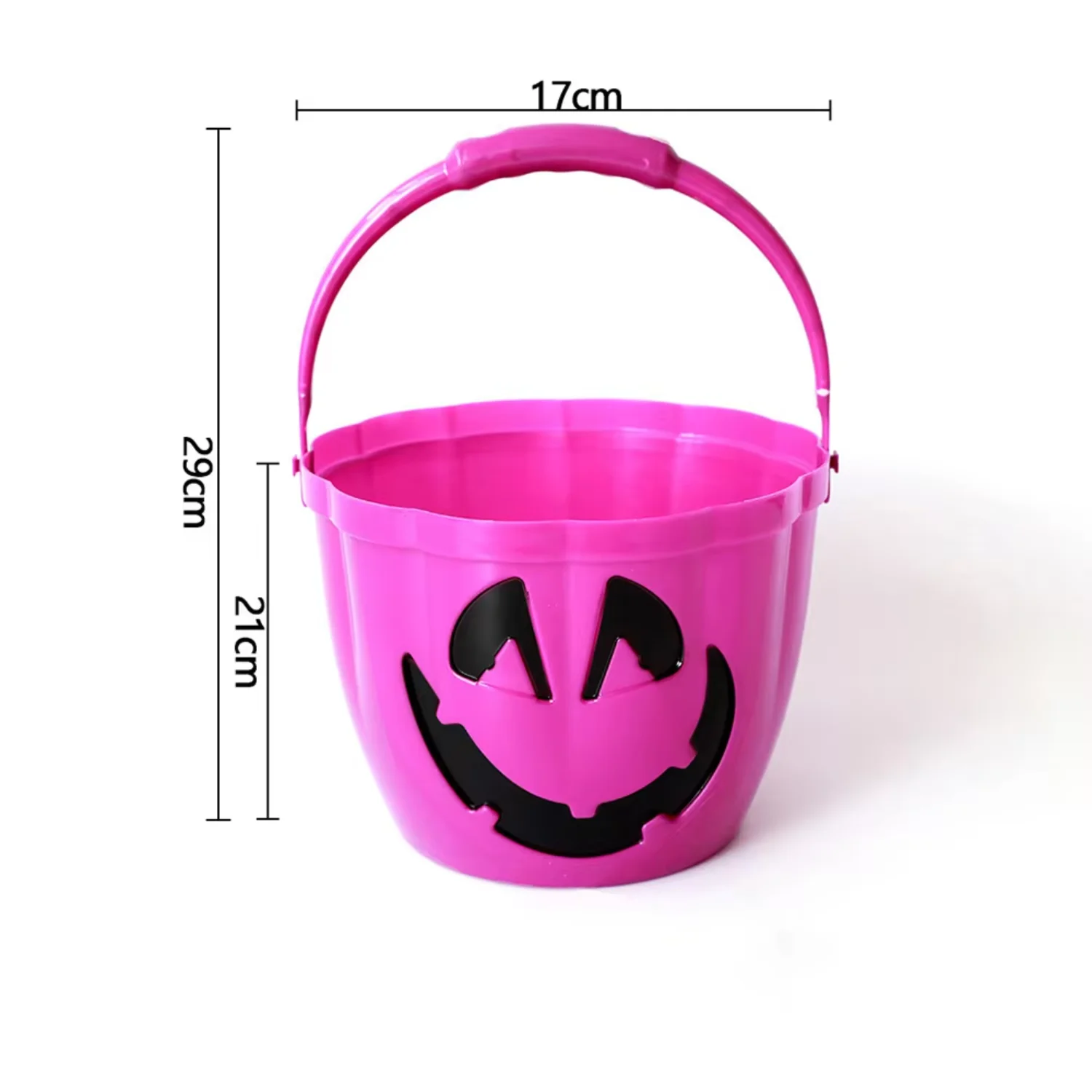 رخيصة هالوين الديكور الاطفال لصالح هالوين LED اليقطين الإبداع دلو الحلوى #3