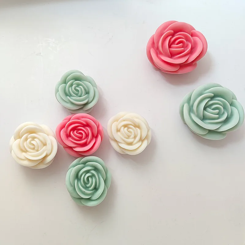 

Simulation Roses Scented Candle Making Supplies,Flower Silicone Mold, DIY Carnation Art Plaster, Soap Making Molds, Home Decor