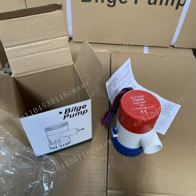 DC Bilge Pump Boat Yacht Household Semi-Automatic Switch Float Outdoor Booster DC Submersible Pump Gallon