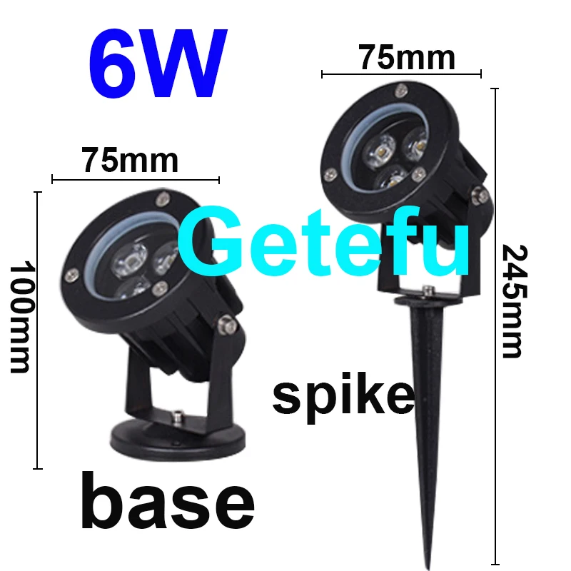 LED-Außenscheinwerfer DC12V AC220V110V Flutlicht Garten Landschaft Wandwaschbeleuchtung IP67 tarennt Baumgräser Hinterhof Rasenlampe – Detail 11