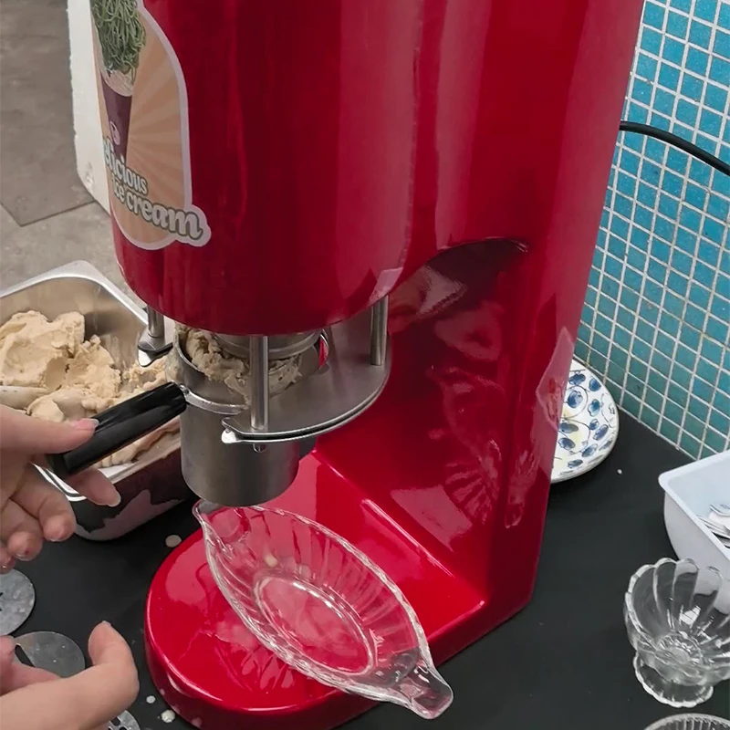 Noodle Ice Cream Machine Spaghetti Ice Cream Machine 4 Types Ice Cream Forming Machine Spaghetti Gelato Maker Ice Cream Makers