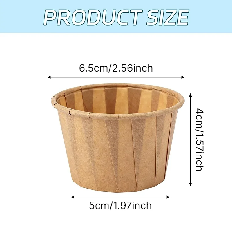 50/100PCS Oilproof Muffin Cupcake Liners Baking Cups Cake Wrappers Pastry Tools for Festive Party Supplies Cupcake Tray Case
