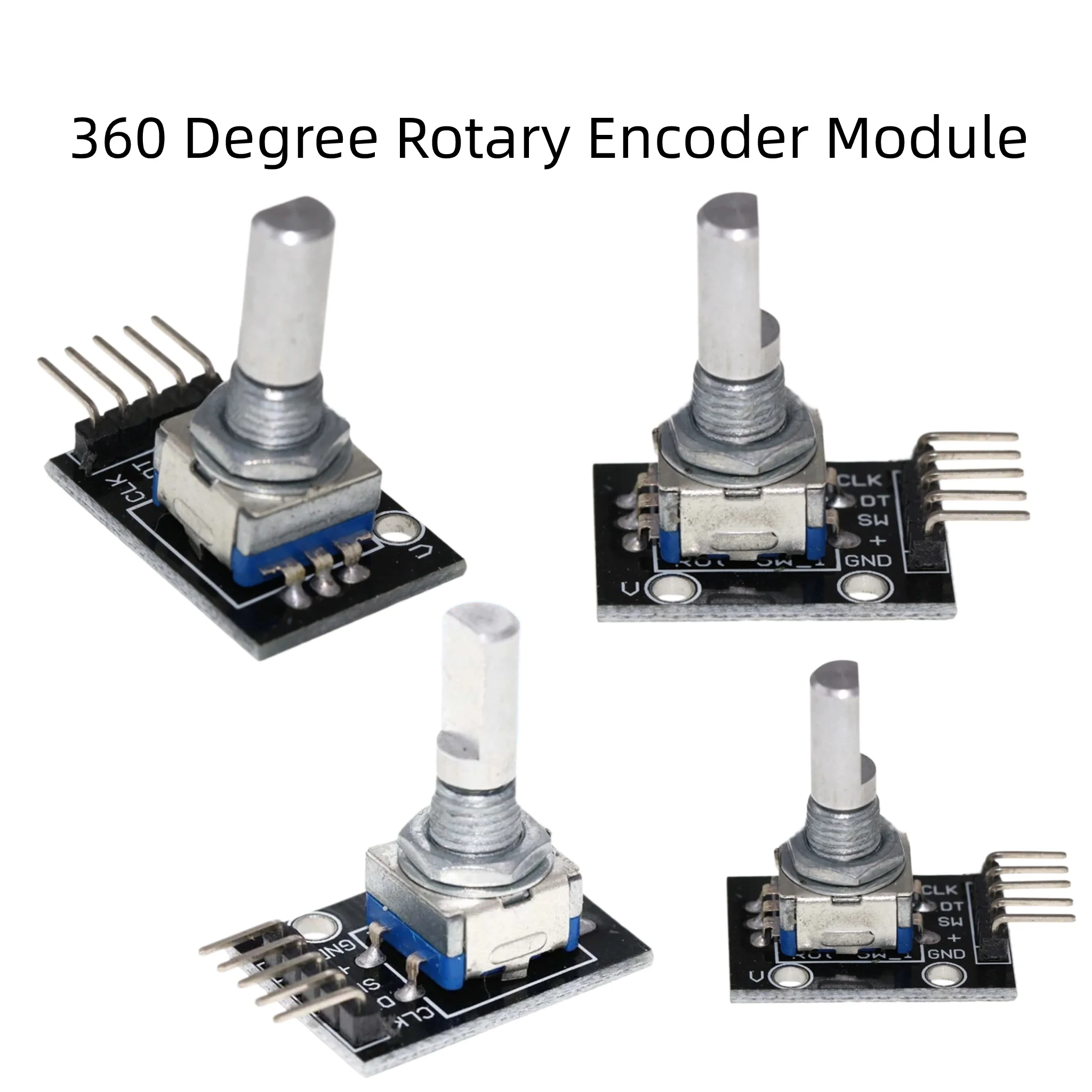 360 Degree Rotary Encoder Module Digital Pulse Rotary Potentiometer With Push Button Switch for Arduino Electronic DIY Project