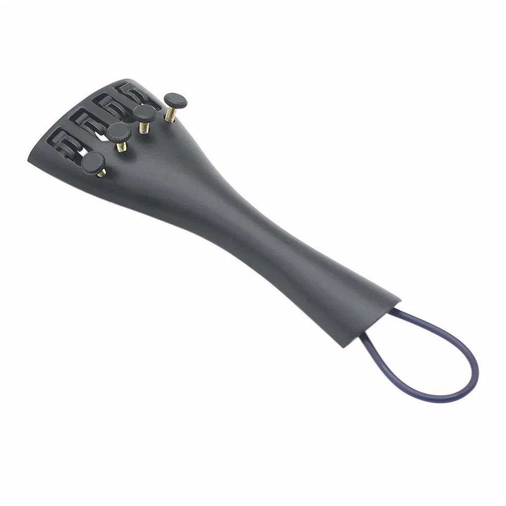 

Violin String Board Tailpiece Case 4/4 with Fine Tuners Accessories Aluminum Alloy