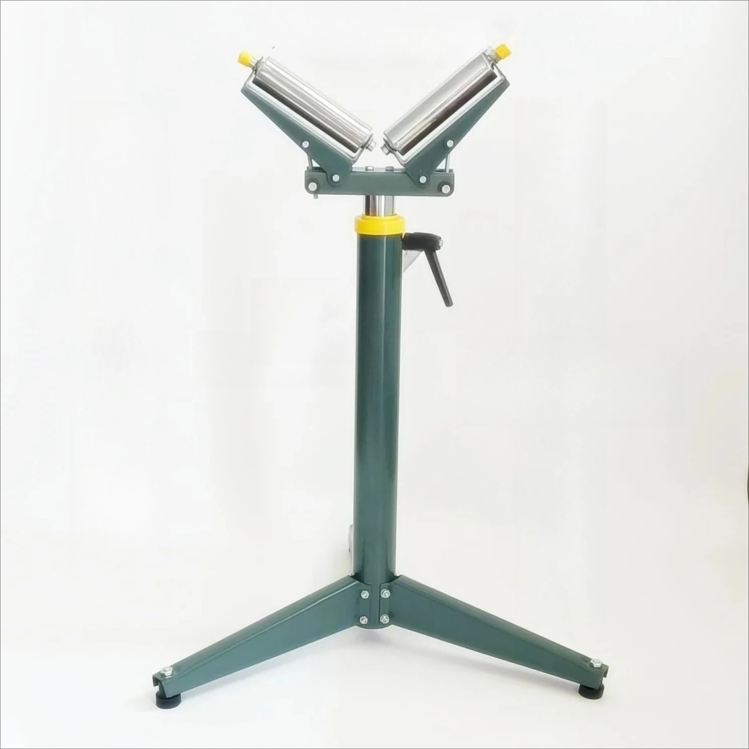 #Two Rolls, Unpowered Roller Conveyor, Woodworking Feeding Rack, Chainsaw Beveled Cut According to Planer Support Rack