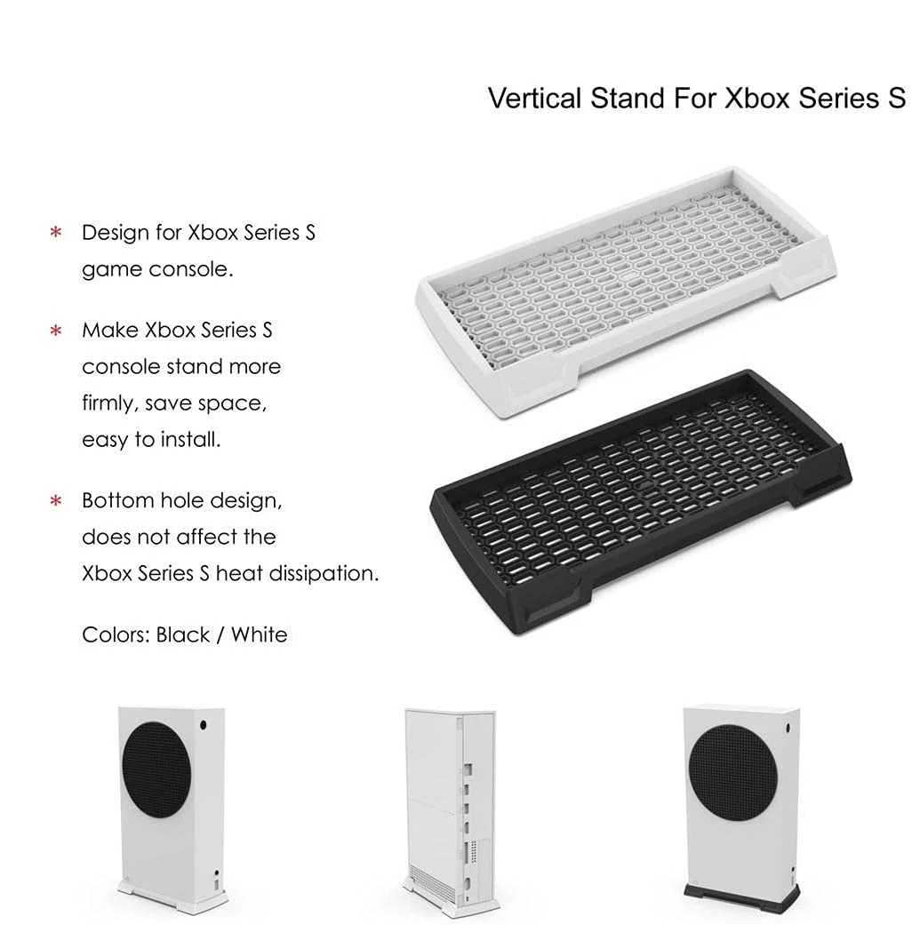 Verticale Stand Met Ingebouwde Ventilatieopeningen Game Console Houder Station Koeling Base Voor Xbox S Serie Xbox Game accessoires
