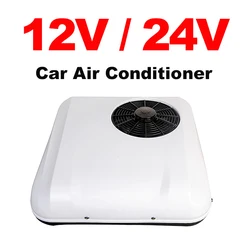 Aire acondicionado montado en la parte superior para vehículos, máquina integrada de calefacción y refrigeración para camiones, 12/24V