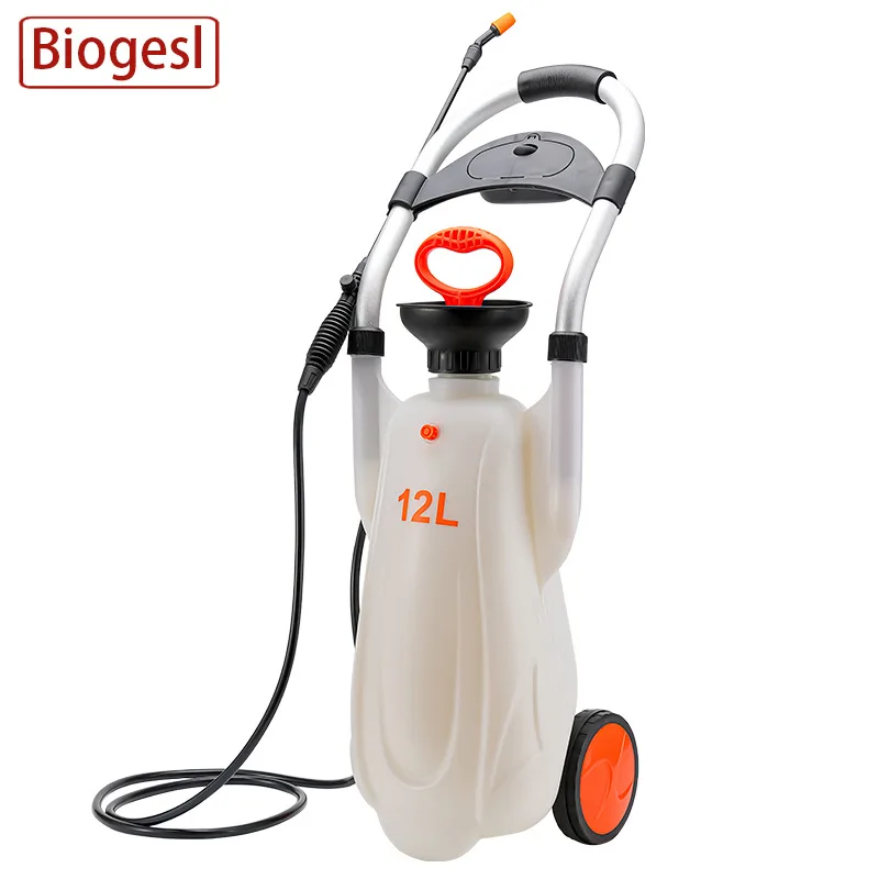 Lawn  Garden Wheeled Pump Compression Sprayer  Wheel Design
