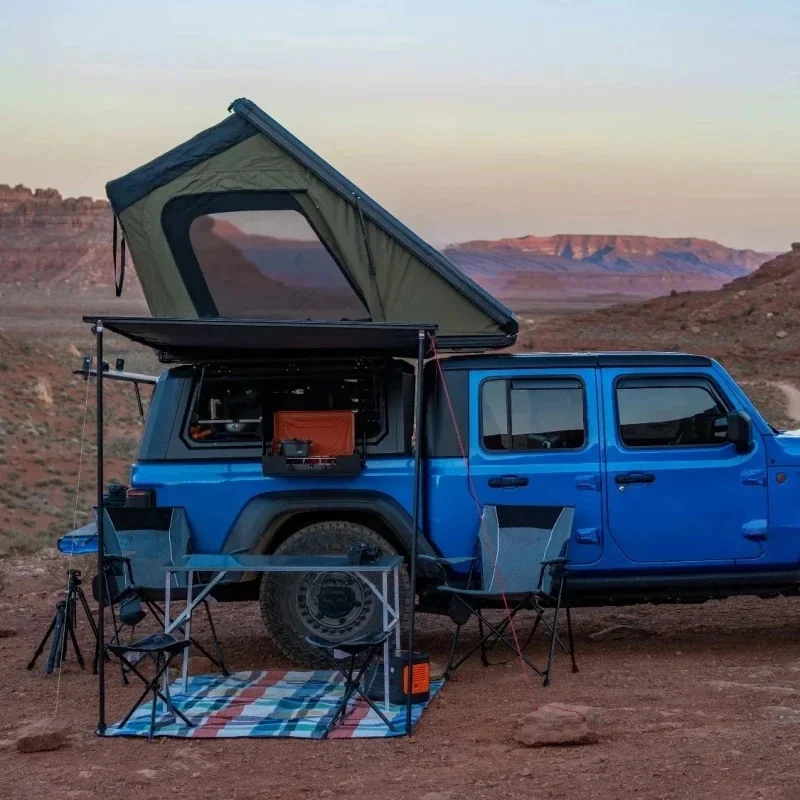 High Quality Off‑ Road Hard Shell Roof Top Tent Automatic Foldable Anti‑Condensation Outdoor Camping Supplies