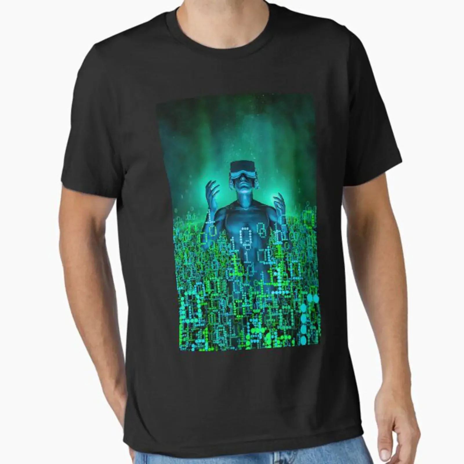 Virtual Dawn Essential T Shirt vintage Washed Unisex Slightly streetwear fashion Breathable Soft homme Top For Everyday Wear