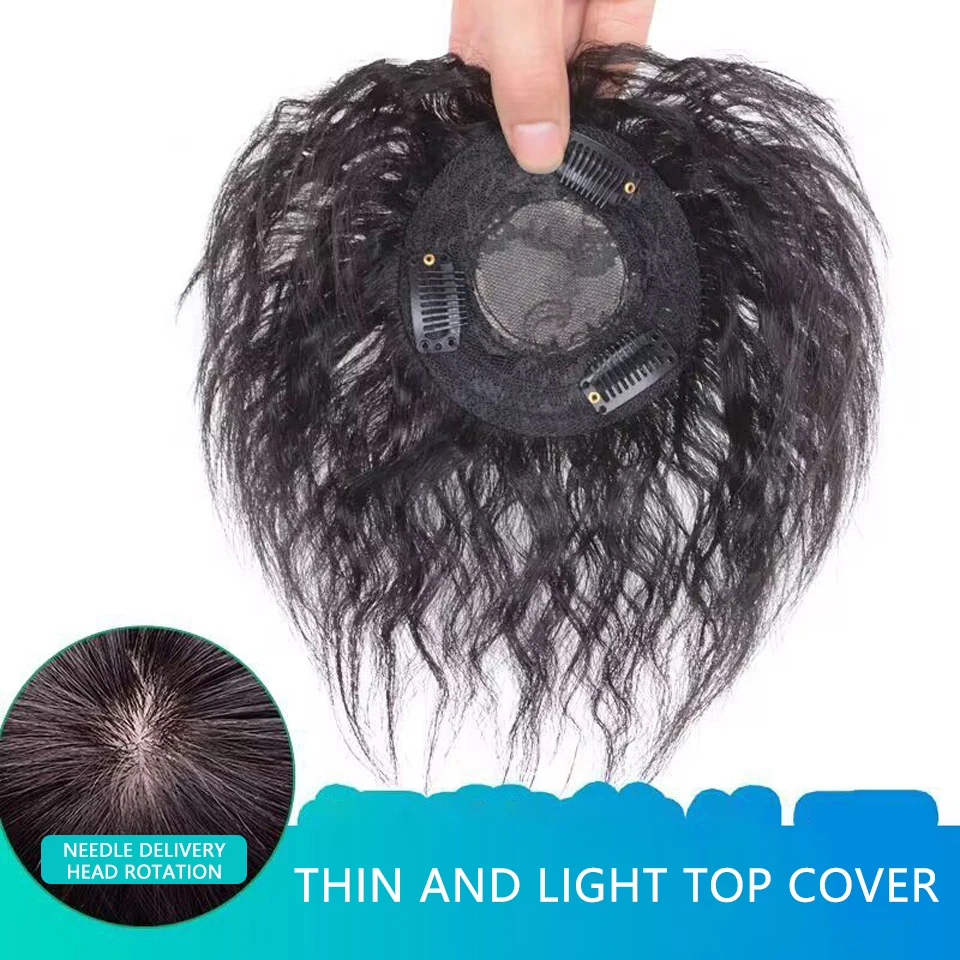 JINKAILI Synthetic One-Piece Bun Shaped Wig With Fluffy And Messy Top Design Small Rolled Bun Shaped Wig Flower Bud Head