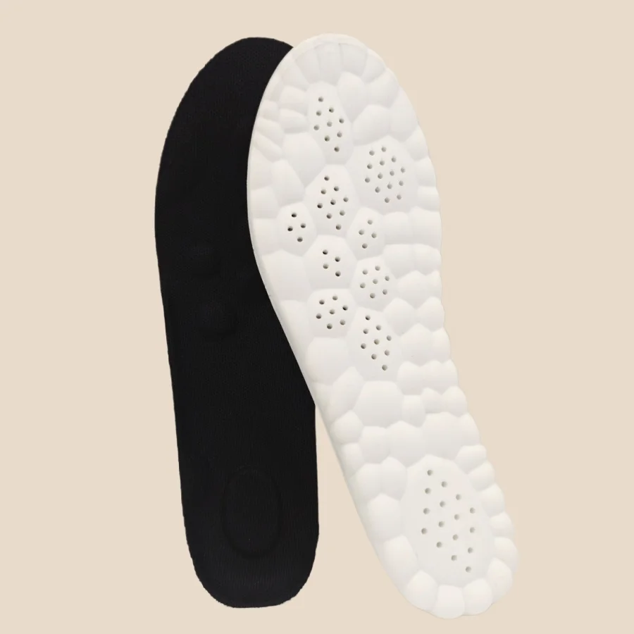 1Pair High Elasticity Latex Sport Insoles Soft Shoe Pads Arch Support Orthotic Insoles Deodorant Shock Absorption Cushion