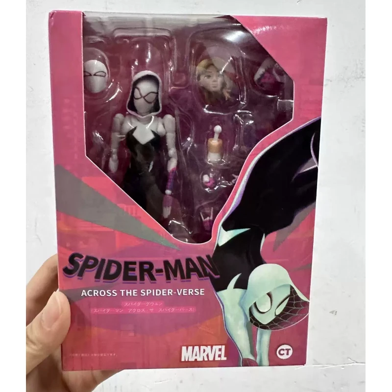 

Аниме-фигурка Человека-паука Гвен Стейси, экшн-фигурки Человека-паука через вселенные модели, игрушки из ПВХ