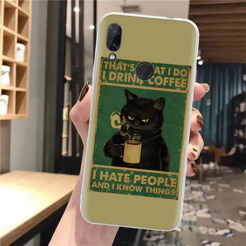 Funny Cat Poster Daily Life Soft Phone Case For Xiaomi Mi 12T 11T 10T 9T 11 10 Lite 12 Pro 12X 11i 9 8 13 5X 6X Ultra Pattern Ho