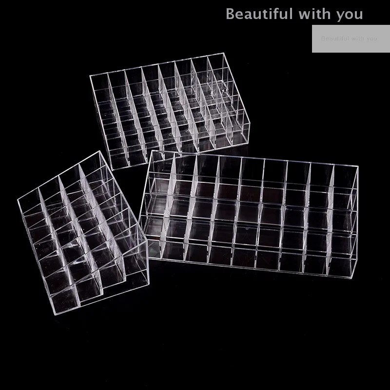 24/36/40 口紅ホルダー ディスプレイスタンド 化粧品オーガナイザー メイクアップケース アクリル