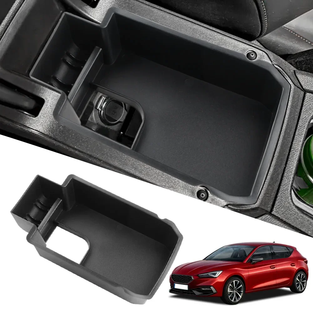 

For Cupra Formentor 2023 2024 for Seat Leon MK4 KL1 KL8 Armrest Storage Box Plate Tray Organizer Stowing Container Accessories