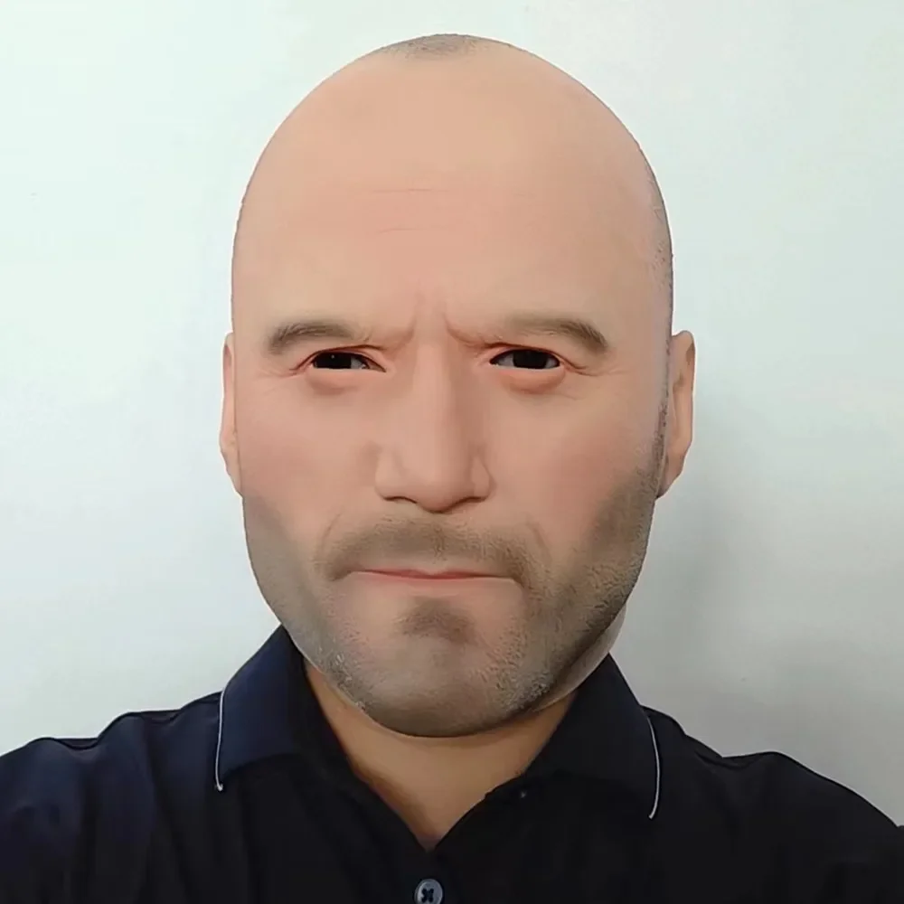 Masque effrayant d'halloween, tête complète en Latex, accessoires de Costume, déguisement de carnaval, fête pour homme adulte