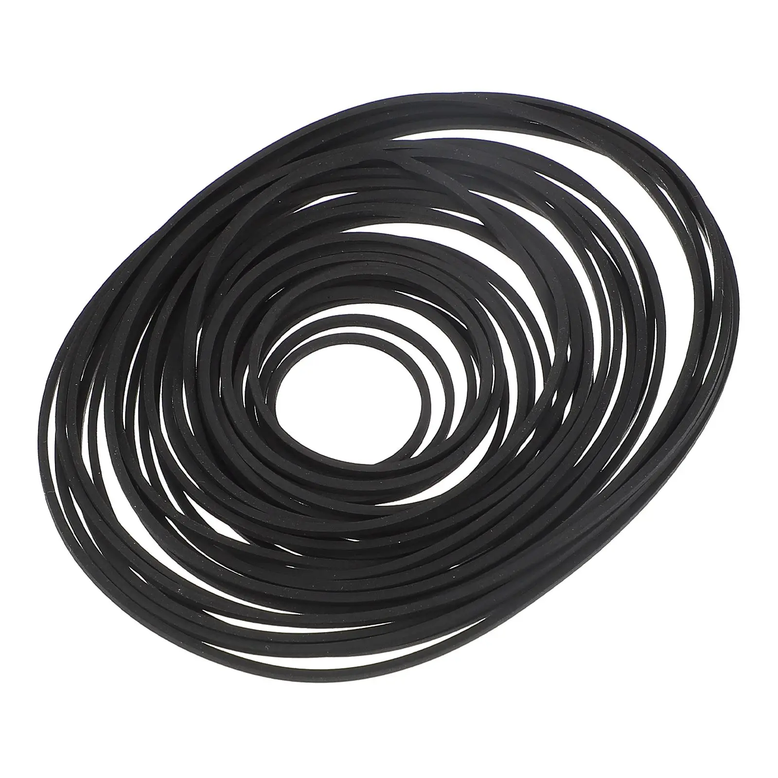 

30 Pcs Cassette Tape Machine Belt For Rubber Belts Replacement Parts Portable Audio Recording Equipment Maintenance Durable High