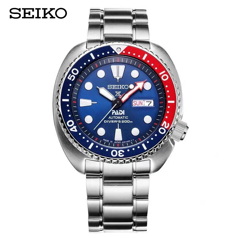 Original SEIKO Prospex Men Watch Automatic Mechanical Diver\'s 20Bar Waterproof Luminous Stainless Steel sports Watchs Japan