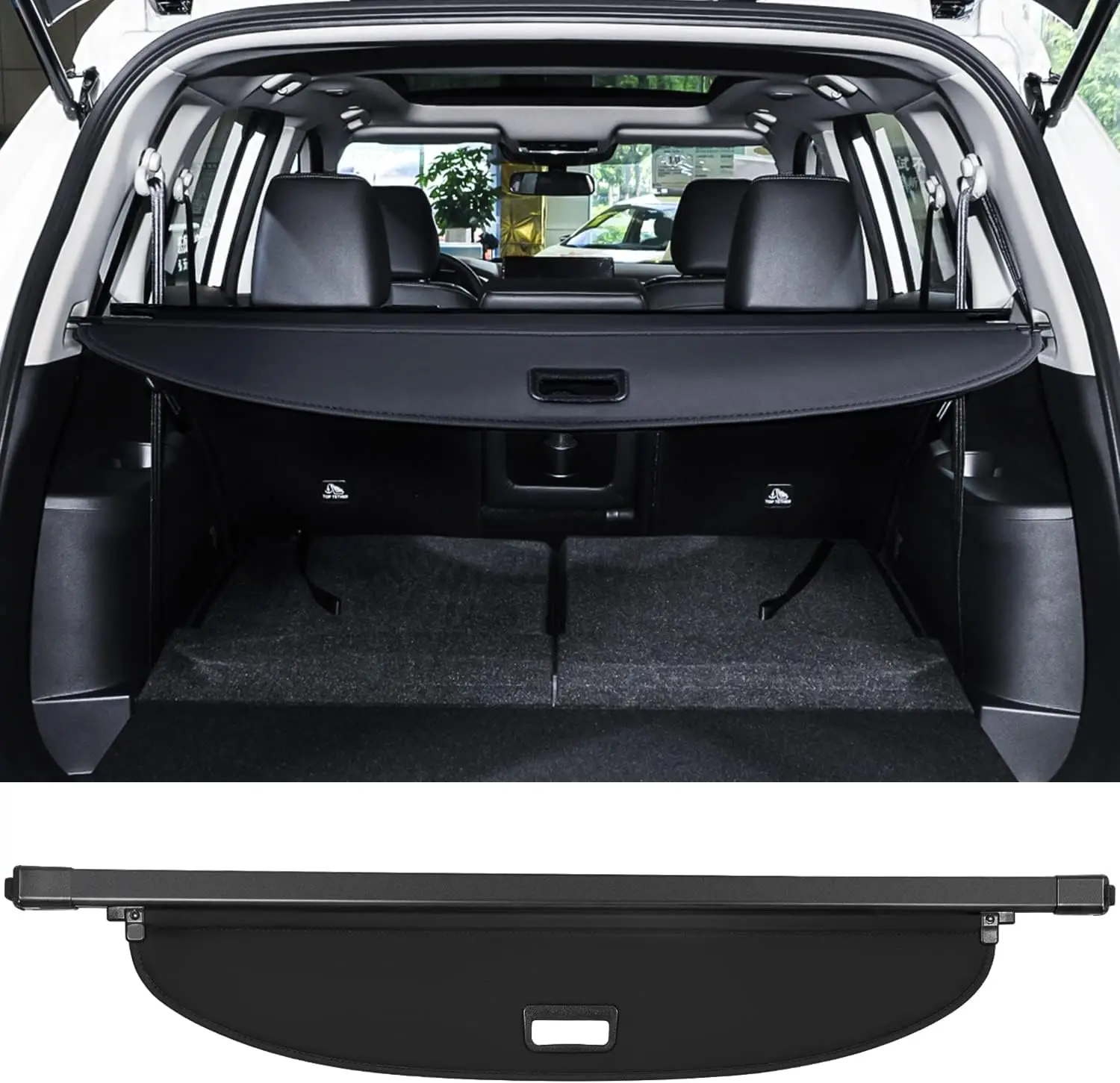 

Выдвижная шторка-багажник для моделей 2021-2025 годов, водонепроницаемая черная защитная шторка с простой установкой