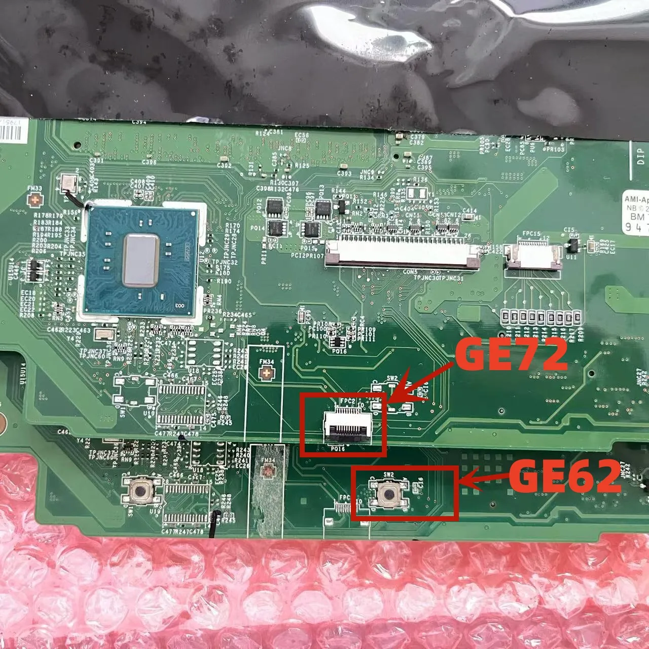 For MSI GE62 GE72 Motherboard MS-17951 MS-1795 MS-16J51 MS-16J5 GTX960M I5-6300HQ i7-6700HQ100% Test OK