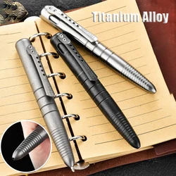 Titanium Tactical Pen EDC Multifunctional Tools Emergency Glass Breaker Outdoor Survival Writing Pen Valentines Gift