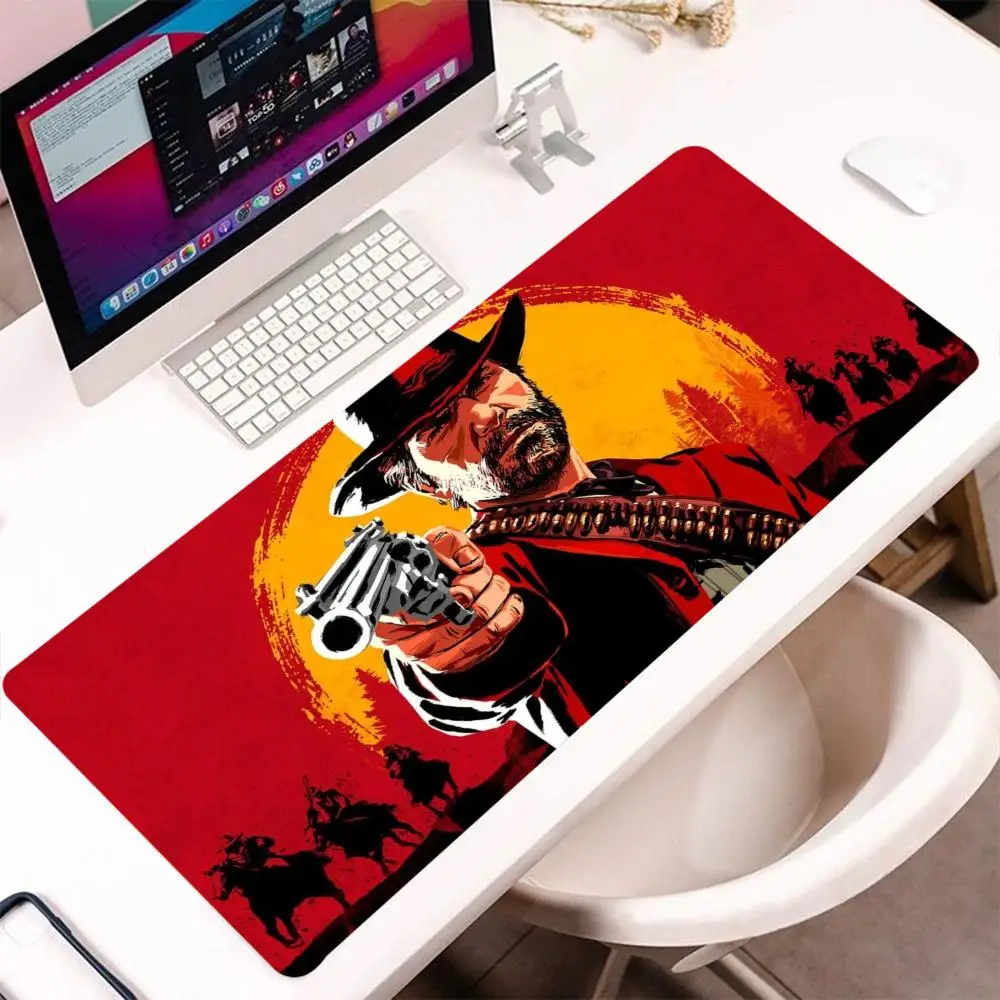 

Red Dead Redemption mouse pad Mouse Pad XXL 800x400mm Mouse Pad Large Computer Laptop Non-slip Keyboard Desk Mat Mousepad