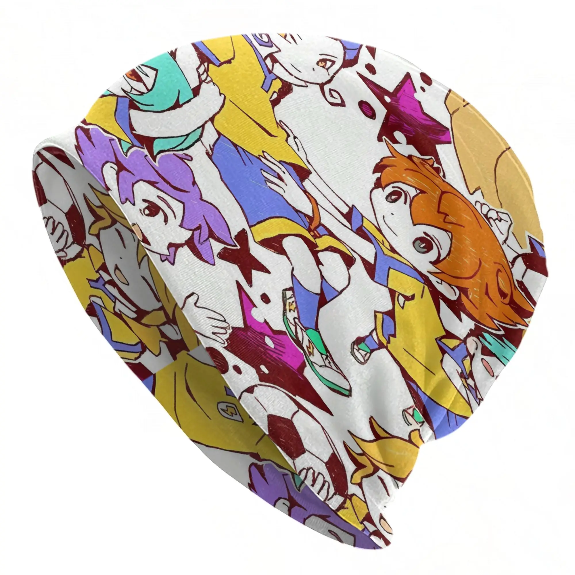 Anime Axel Blaze Inazuma Eleven Beanie Hats  Funny Caps Men Women Outdoor Sport Knitted Hat Spring Graphic Warm Soft Beanie Hats