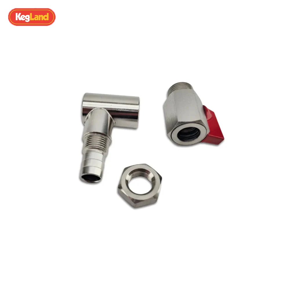 Kegland BrewZilla Sight Glass  Ball Valve/elbow Kits Stainless Steel Used on The Connection Kit PPSU