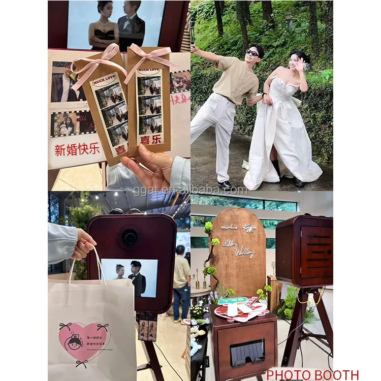 24 Hour Self-service Wedding Photo Printer Reyeah Hot Sale Portable Touch Screen Photo Booth Machine With Printer