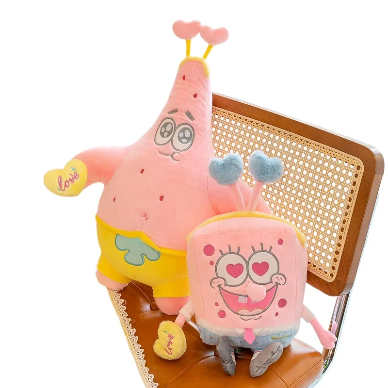 かわいいスポンジボブぬいぐるみ漫画子供用枕ソファ装飾子供の創造的な誕生日プレゼント