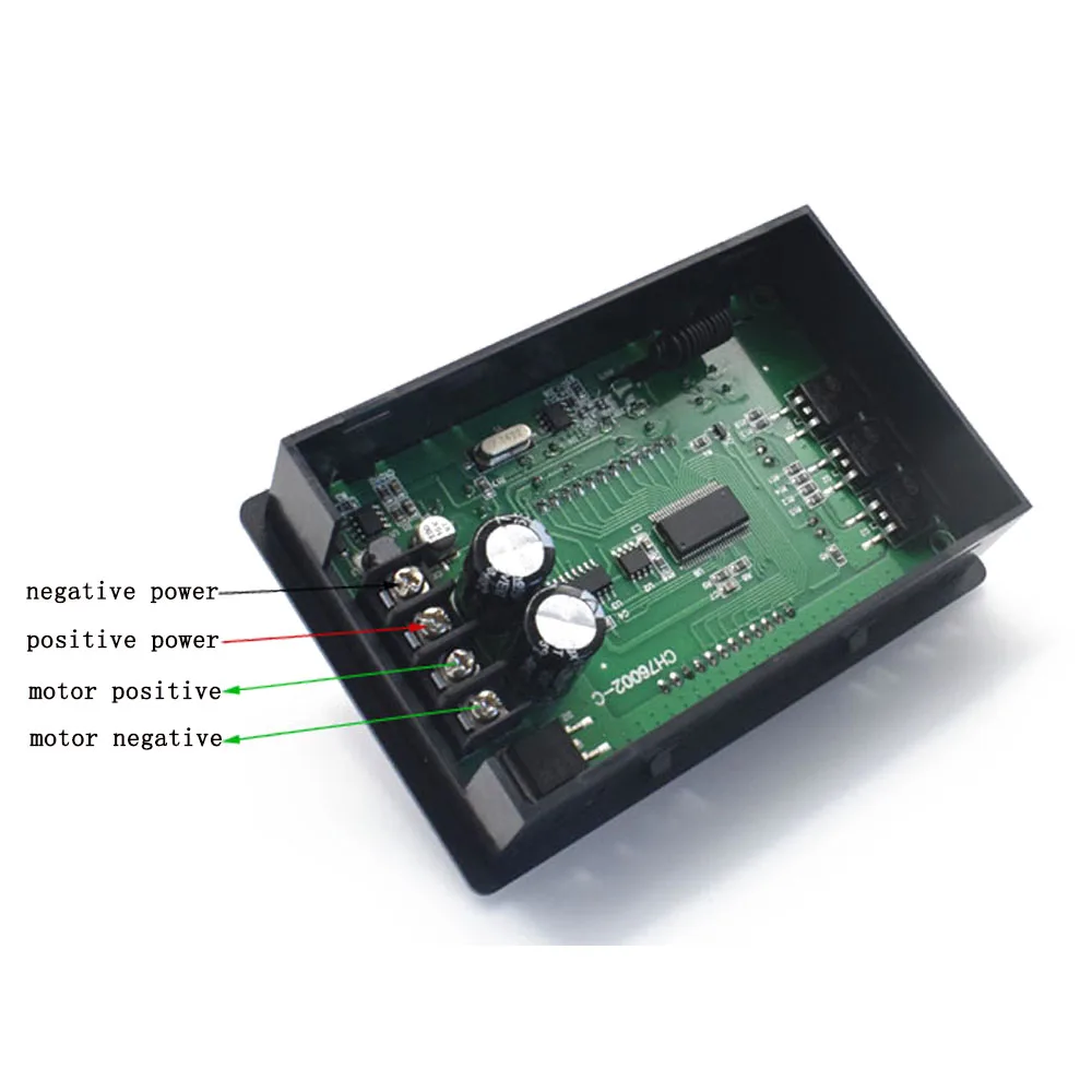 Wireless Remote Control DC Motor Governor DC 6.5V-55V PWM Speed Controller 30A LCD Digital Display 0~100% Tachometer Adjustable