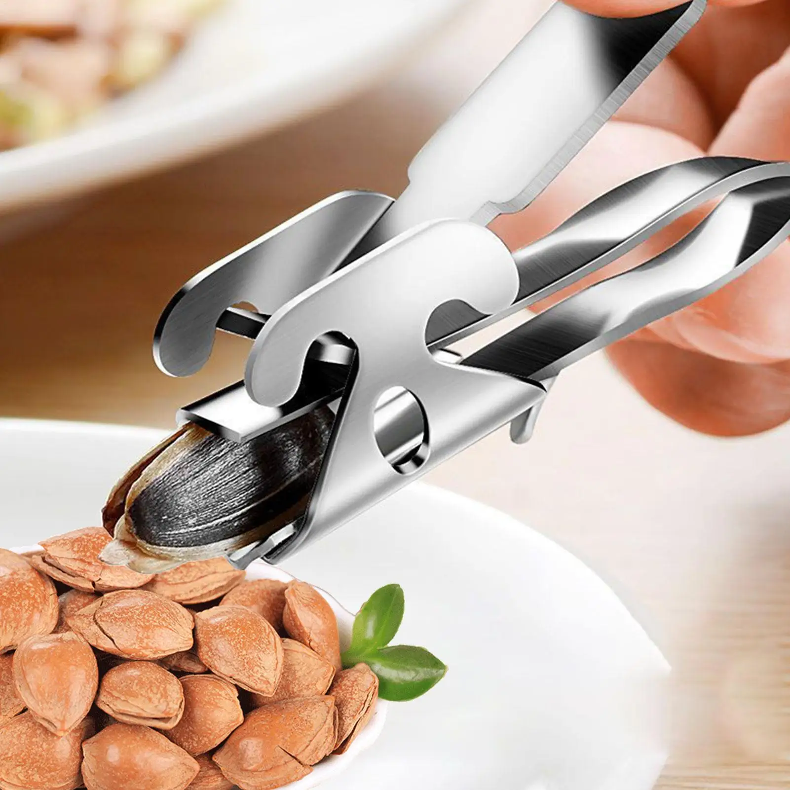 Multifunctional Nut Sheller 2 In 1 Stainless Steel Sheller Peeling Tool Wide JawsKitchen Utensils Gadgets For Household Kitchen