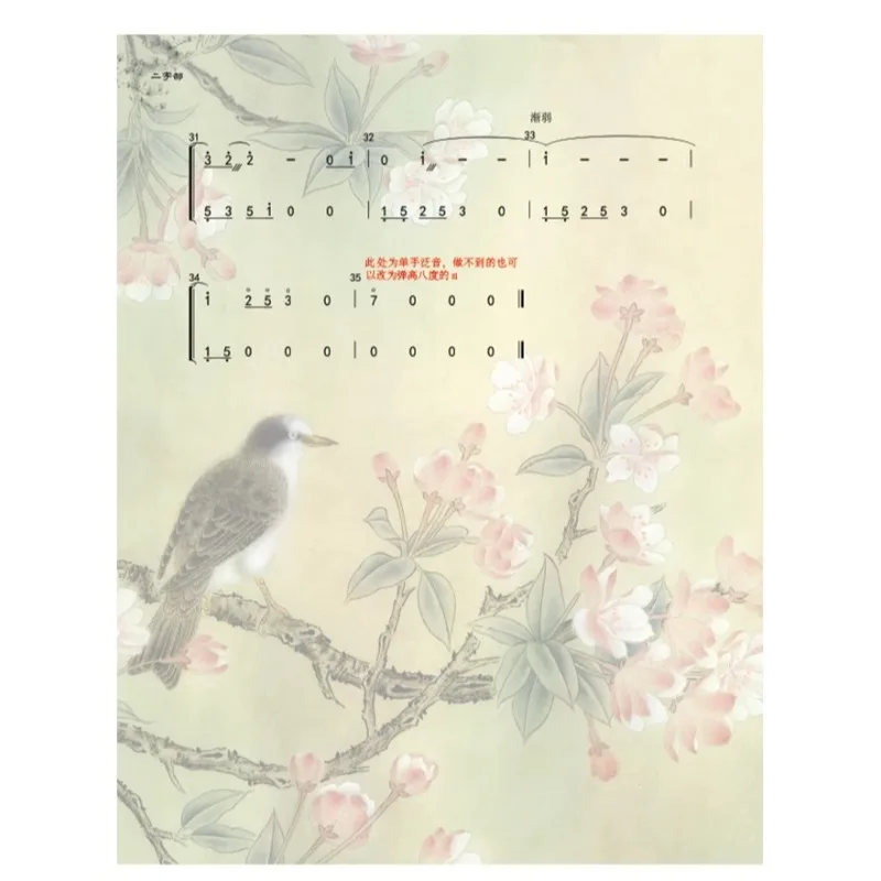 Guzheng Sheet Music Book Popular Songs Solo Arrangements D Major 120p Video Tutorials Mao Xiaobei Zhi Duan Qin Chang