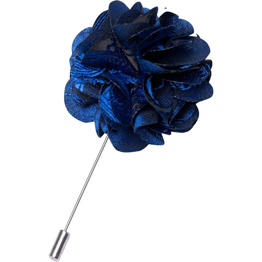 Elegante pajarita preatada de Cachemira y gemelos cuadrados de bolsillo, conjuntos de alfileres de solapa para hombres, 4 Uds., accesorios de ropa Formal de lujo perfectos