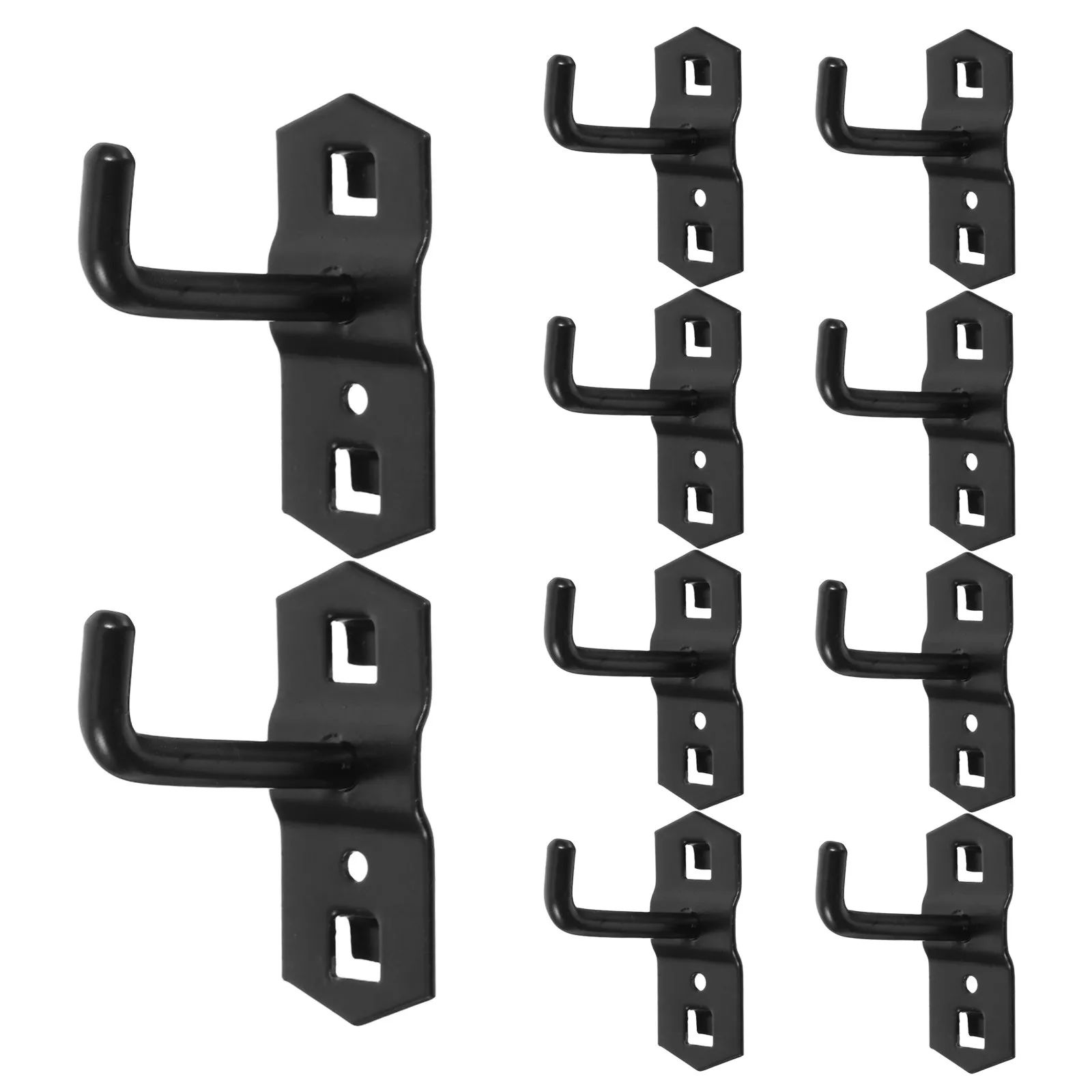 10Pcs Shop Shelf Hook Heavy Duty Ceiling Hooks Bracket Retail Pegboard Exhibition Shelf Display for Wall Bathroom Cabinet Garage