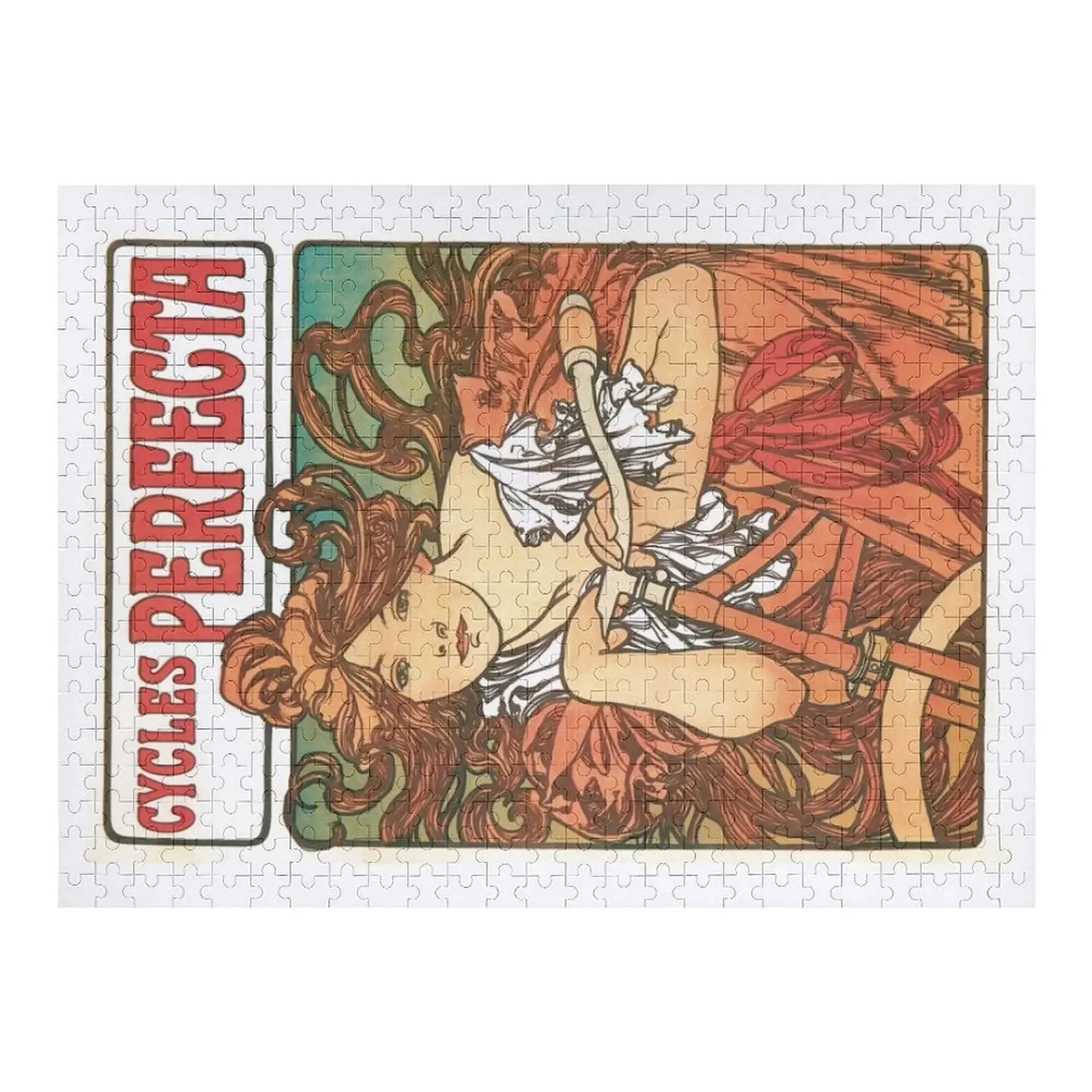 

Alphonse Mucha - Cycles Perfecta - Poster 1902 Jigsaw Puzzle Picture Scale Motors Puzzle